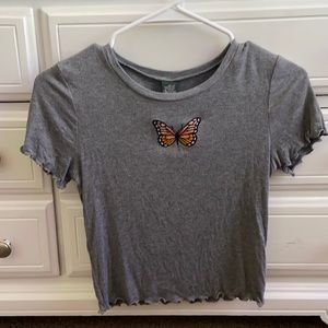 Short sleeve grey shirt